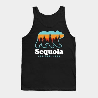 Sequoia National Park Bear Retro California Tank Top